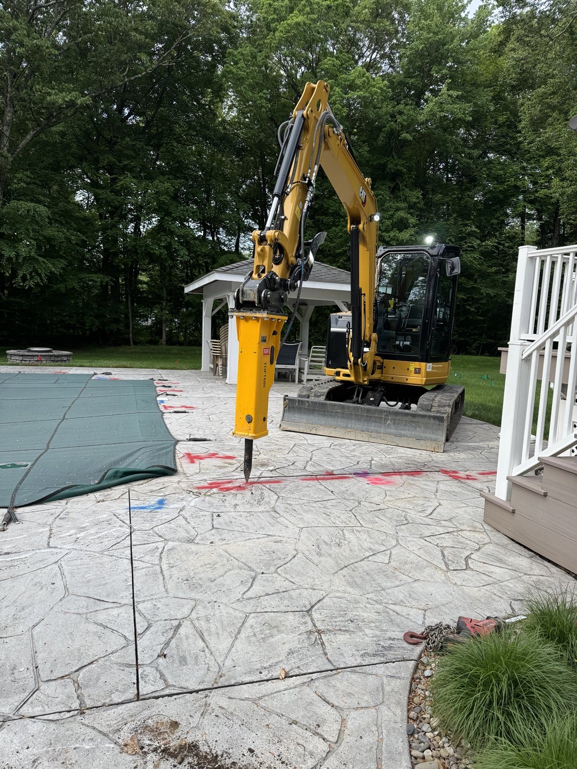 Concrete removal by Gill Excavation