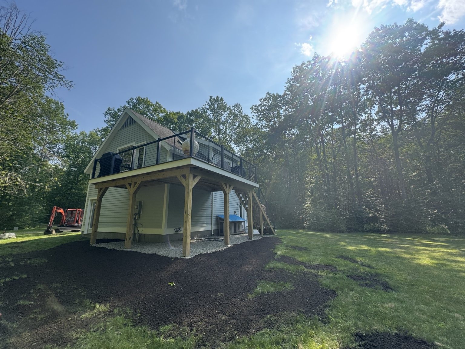 Property grading and soil preparation by Gill Excavation